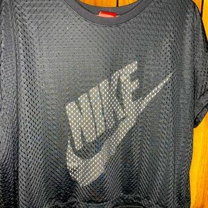 Nike cropped jersey shirt